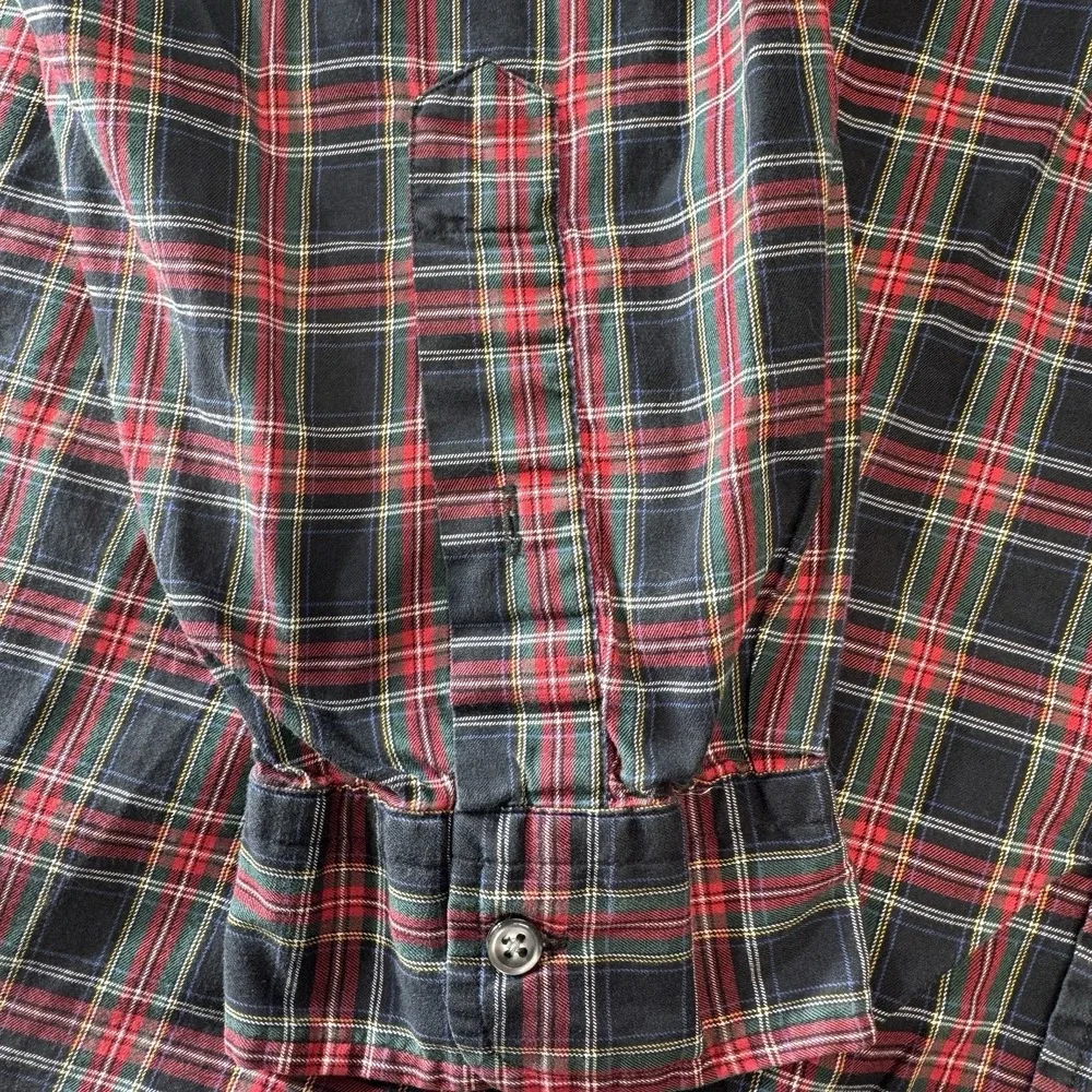 Polo Ralph Lauren Men's Size‎ 3XB 3XL Big Plaid Button Front Long Sleeve Shirt